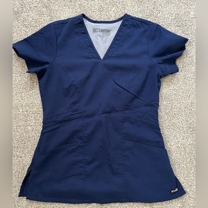 Grey’s Anatomy scrub set. Navy color.